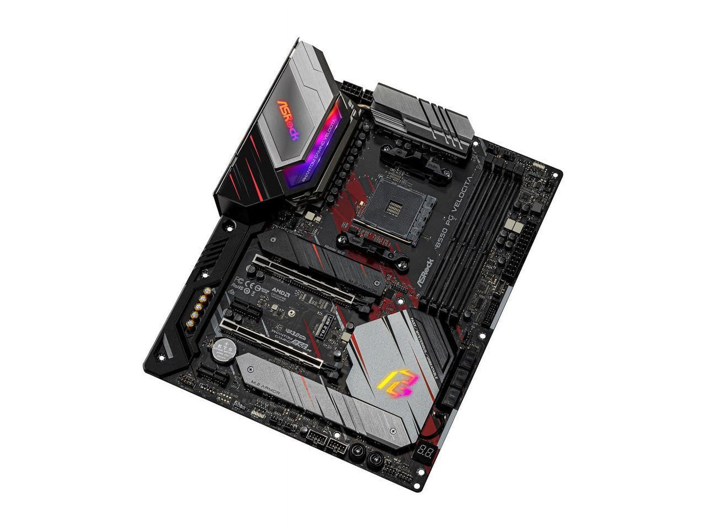 Phantom Gaming B550 PG VELOCITA AM4 AMD B550 SATA 6Gb/S ATX AMD Motherboard