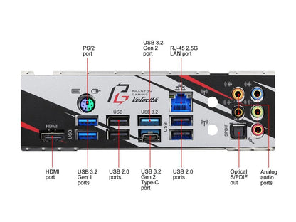 Phantom Gaming B550 PG VELOCITA AM4 AMD B550 SATA 6Gb/S ATX AMD Motherboard