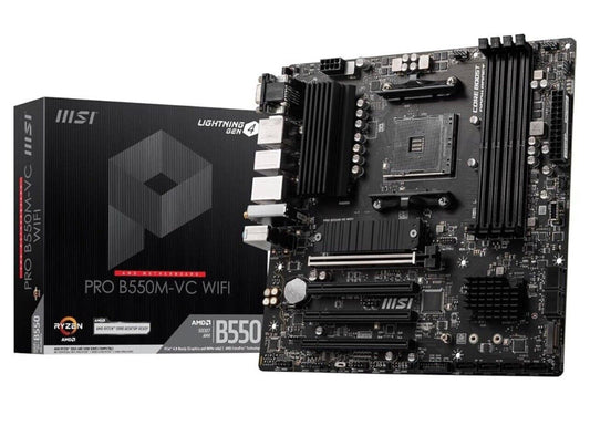 MSI PRO B550M-VC Wifi Proseries Motherboard (AMD Ryzen 5000 Series